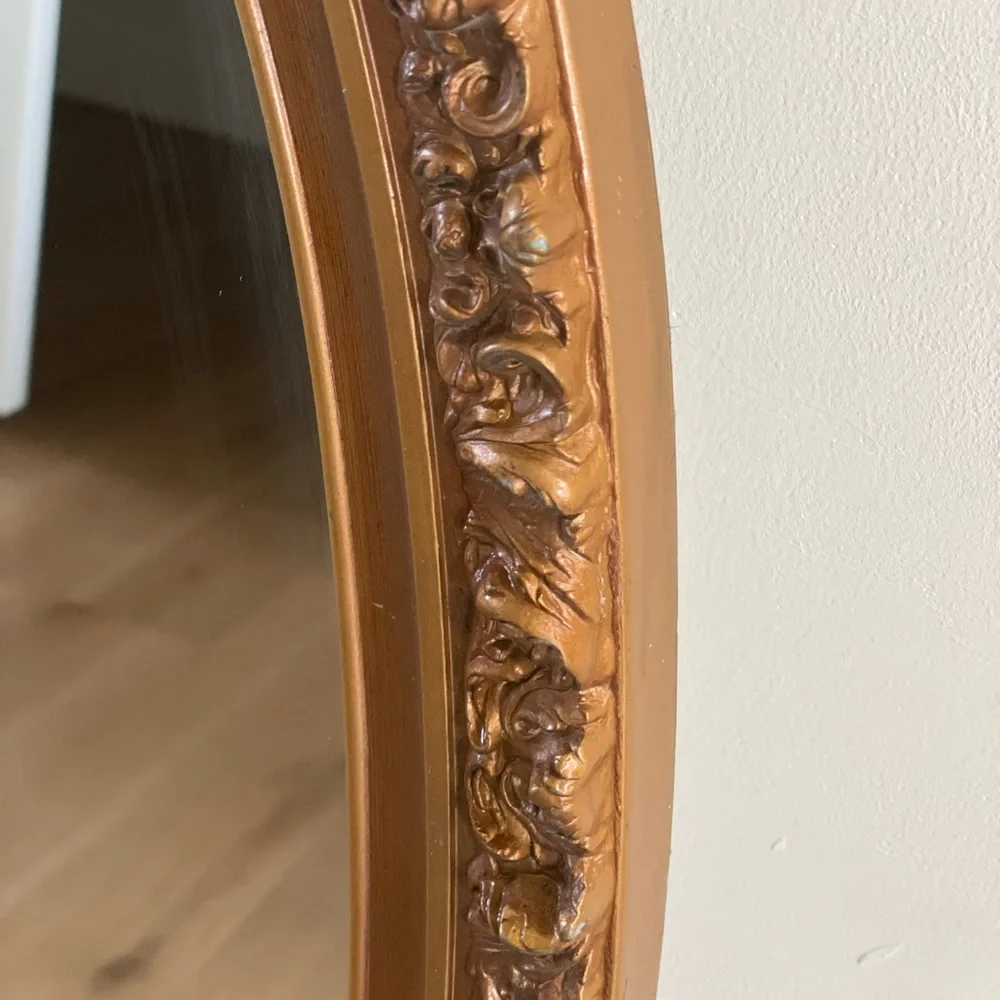 Ornate Gold Mirror Wall Decor